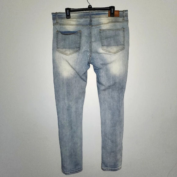 Focus men's jeans distressed blue size 36×32 - Picture 3 of 10